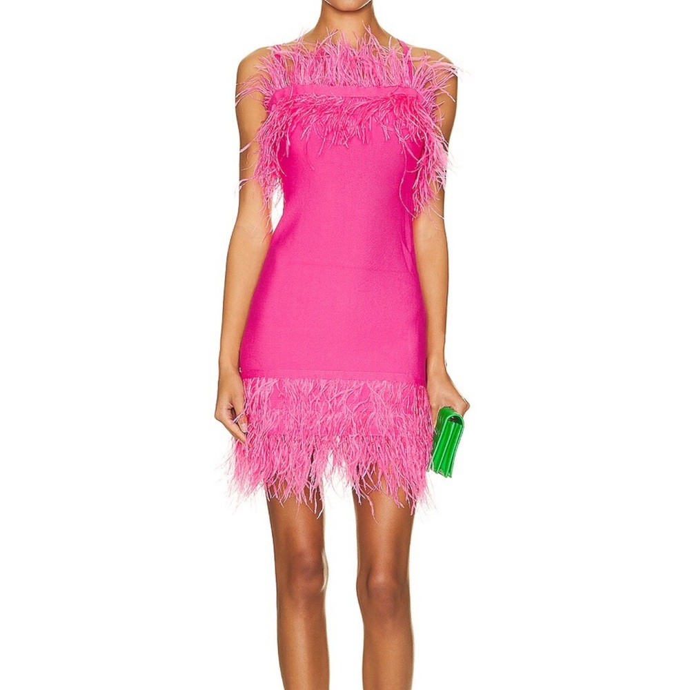 NWT FRWD STAUD Etta Dress in Shocking Pink size XS